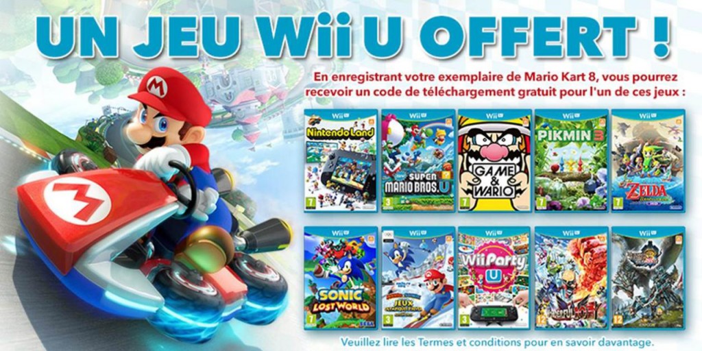 Jeu WiiU offert