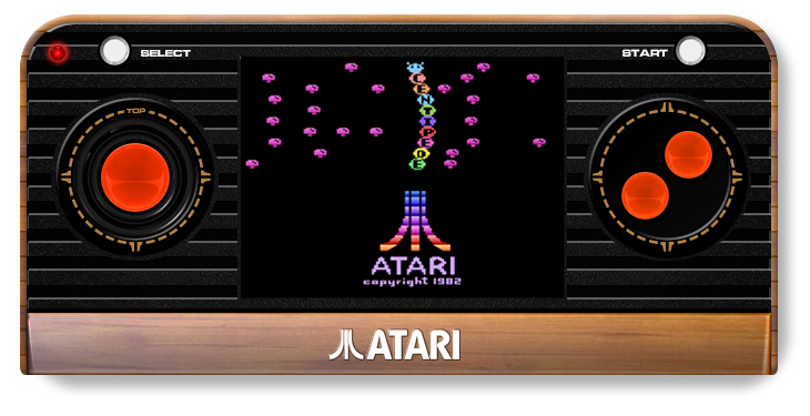 Atari Retro Handheld Console - screen