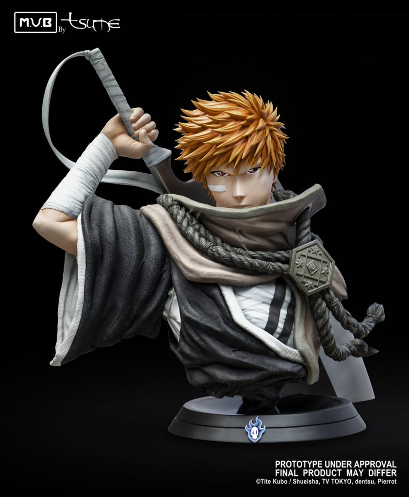 Tsume Art dévoile son 1er MUB Ichigo Kurosaki Un buste taille